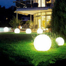 2PCS Solar LED Ground Light Ball Lamp Waterproof Outdoor Garden Path Home Decor