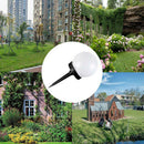 2 Pcs Solar LED Ground Light Ball LED Ground Light Ball Lamp ABS easy to install