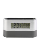 1xMulti-Functions Desk Pen Holder LCD Display Alarm Clock Thermometer Calendar