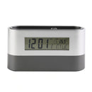 1xMulti-Functions Desk Pen Holder LCD Display Alarm Clock Thermometer Calendar