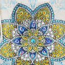 DIY Mandala Shaped Diamond Painting Leather Chain Clutch Handbags Crossbody Bags