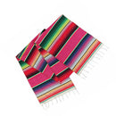 1X Mexican Serape Striped Table Runner for Wedding Birthday Fiesta Themed Party