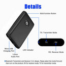 Bluetooth 5.0 Transmitter and Receiver 2-in-1 Wireless 3.5mm Car Home Adapter