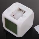 LED Color Changing Digital Alarm Clock Home Bedroom Desk Time Glowing Light Gift