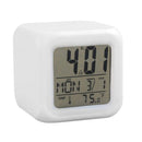 Mini LED Colorful Digital Electronic Glowing Alarm Clock Child Bedroom Gift New