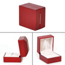 1pcs Luxury Engagement Ring Box LED Light Wedding Jewellery Display Case
