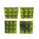 9 Pockets Wall Hanging Planting Bags Garden Vertical Planter Growing Pots
