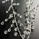 1 PC Acrylic Crystal Beads Curtain Garland Wedding Decor House Club Supplies