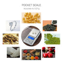 Portable 500g-0.1g Gram Mini Digital Scale Jewelry Pocket Balance Kitchen Scale