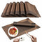 6 pc Placemats Table Mats Woven Vinyl PVC Heat Resistant Placemats Decor 18"x12"