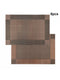 6 pc Placemats Table Mats Woven Vinyl PVC Heat Resistant Placemats Decor 18"x12"
