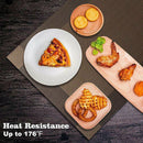 6pcs Placemats Heat-Resistant PVC Table Mats Woven Vinyl Placemats 18"x12"