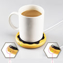 1pcs USB Plastic Heating Coaster Warmer Electric Mug Cup Heater Mat Office