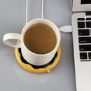 1pcs USB Plastic Heating Coaster Warmer Electric Mug Cup Heater Mat Office