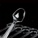 100pcs Plastic Spoons Mini Clear Safe Flatware Spoons Cake Spoons for Gathering