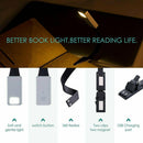 USB Rechargeable Mini Night Light Clip on Book Reading LED Table Lamps