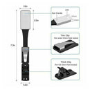 USB Rechargeable Mini Night Light Clip on Book Reading LED Table Lamps
