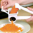 1x Rotary Cheese Grater Cutter Garlic Shredder Stainless Steel Hand Shake