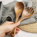Bamboo Wooden latware Cutlery Set Fork Spoon Travel Kitchen Utensil Hot