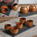 Wooden Cup Traditional Chinese Style Craftsmanship Polishing Jujube Wood Mug