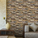 1X3D Effect Wallpaper Bricks Slate Stone Pattern 10M TV Background Bedroom Hot