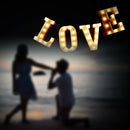 White Wooden Letter LOVE Decorative Light Wedding Party Showcase LED Newest Use
