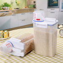 1 Pcs With Lid Sealed Storage Jar Transparent Tank Dried Fruit Grain Food Cans