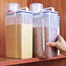 1 Pcs With Lid Sealed Storage Jar Transparent Tank Dried Fruit Grain Food Cans