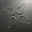 1Pcs Shower Curtain Hooks Rings, Anti-Rust Metal Glide Shower Hooks Newest Use