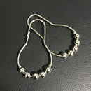 Glide Shower Curtain Ring Hooks New Rolling Balls Nickel No Rust 1 piece  Nice