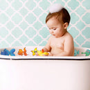 1sheet Sea Creatures Self Adhesive Bathtub Stickers Cartoon Waterproof Anti-Slip