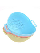1 pc Plastic Sieve Rice Washing Filter Strainer Basket Sieve Fruit Drainer