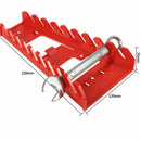 1XSpanner Storage Rack 9 Slots Wrenches Holder Organizer Plastic Storage Red