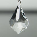 10Pcs/set Crystal Clear Maple Leaf Prisms Glass Beads Pendant 38mm Newest Useful