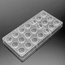 Chocolate Mold 21 Half Ball Clear Hard Mould Candy Maker Cake Mousse Baking Tool