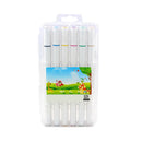 12 Colors/Kit Highlighter Marker Pen Dual Headed Pens Student Supplies Best
