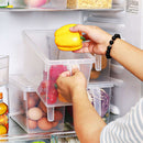 1XKitchen Refrigerator Food Fresh Crisper Rack Container Storage Boxes Excellent