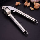 Stainless Steel Garlic Press Crusher Squeezer Mincer Chopper Kitchen Gadget