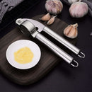 Stainless Steel Garlic Press Crusher Squeezer Mincer Chopper Kitchen Gadget