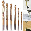 6Pcs/Set Metal Drill Bits High Speed Steel HSS Saw Grinding tools Newest Useful