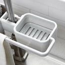 1 pcs Kitchen Sink Faucet Sponge Soap Storage Organizer Drain Rack Holder Shelf