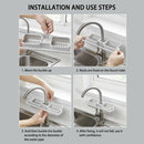 Double Layers Asphaltene Receptacle Shelf-Kitchen Drain Rack Storage Holder New