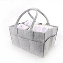Felt Baby Diaper Nursery Storage Wipe Bag Nappy Organizer Container Basket