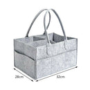 Felt Baby Diaper Nursery Storage Wipe Bag Nappy Organizer Container Basket
