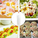 5Pcs/set 250ML Plastic Squeeze Bottles with Graduated Measurements Newest Useful