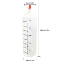 5Pcs/set 250ML Plastic Squeeze Bottles with Graduated Measurements Newest Useful