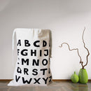 1PC Large Kids Room Toys Storage Bag Canvas White Letters Drawstring Bag