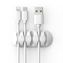 4x cOrganizer Cord Wire Winder Desk Wall Adhesive for USB Power Cord