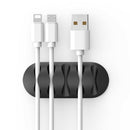 4x Clips Charger-Holder Cable-Organizer Earphone Wire-Storage TPR Cable Holder