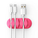 4x Clips Charger-Holder Cable-Organizer Earphone Wire-Storage TPR Cable Holder